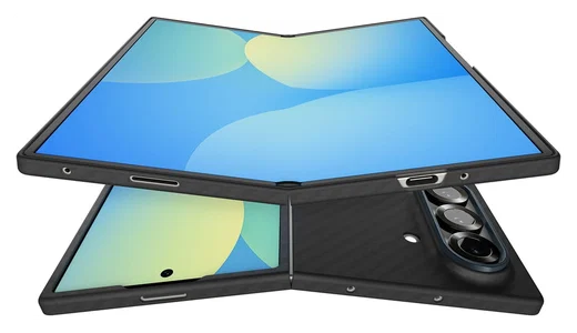 Spigen Air Skin Samsung Galaxy Z Fold 7 Hoesje Back Cover Aramide Zwart afbeelding 8