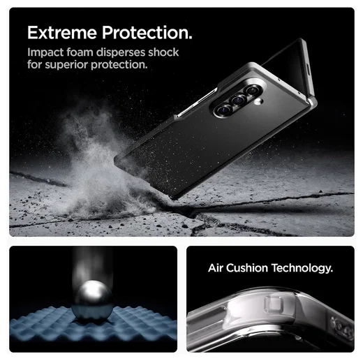 Spigen Tough Armor Samsung Galaxy Z Fold 7 Hoesje MagSafe Back Cover Zwart afbeelding 4