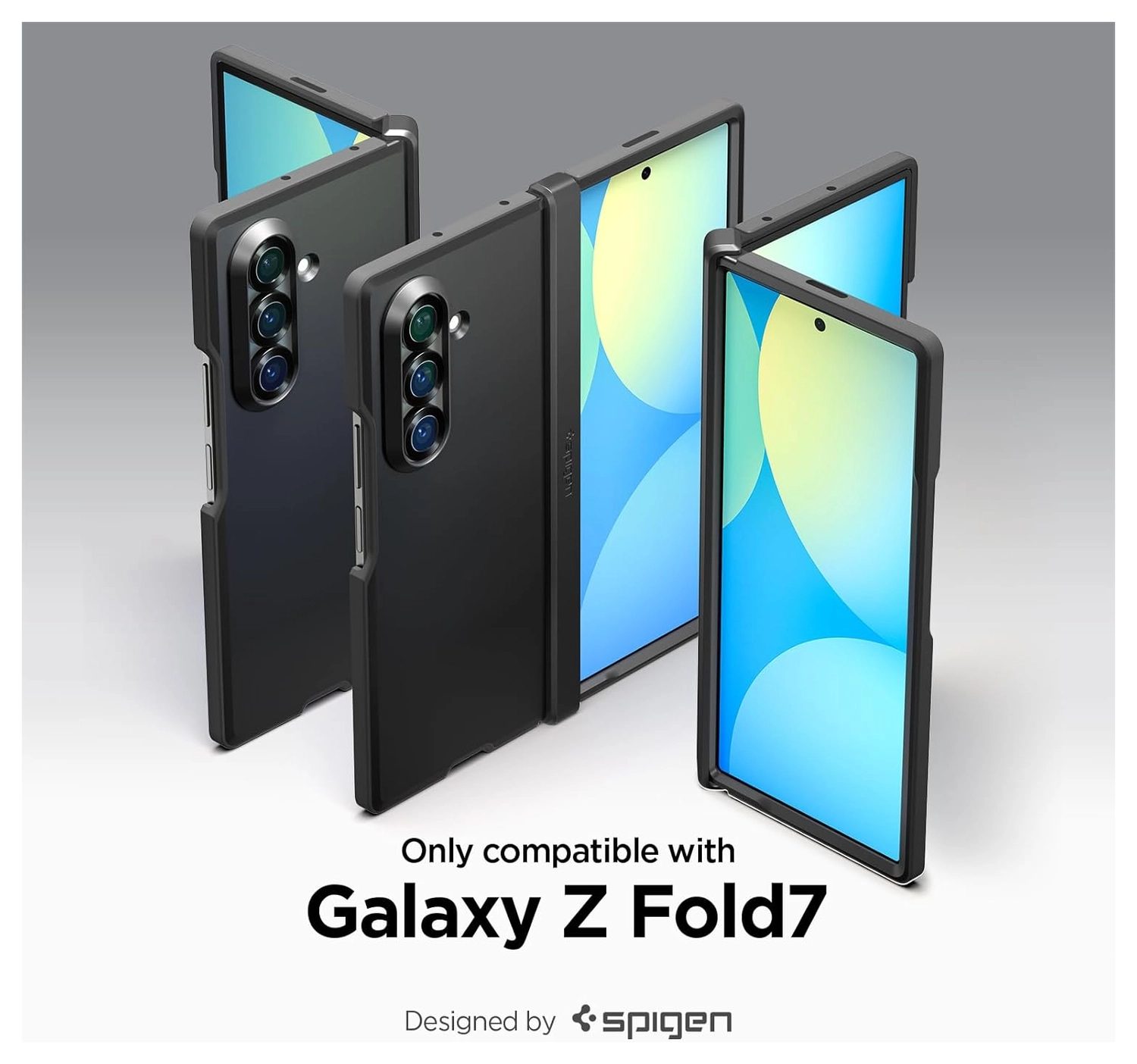 Spigen Tough Armor Samsung Galaxy Z Fold 7 Hoesje MagSafe Back Cover Zwart afbeelding 7