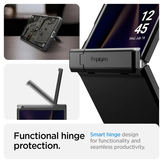 Spigen Tough Armor Samsung Galaxy Z Flip 7 Hoesje MagSafe Back Cover Zwart afbeelding 4