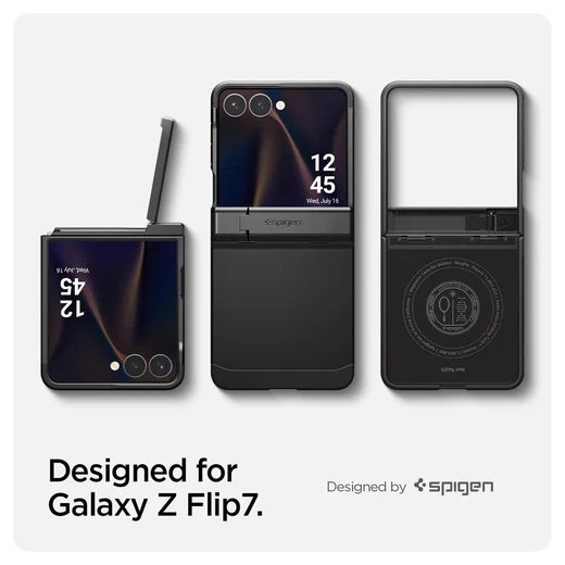 Spigen Tough Armor Samsung Galaxy Z Flip 7 Hoesje MagSafe Back Cover Zwart afbeelding 9