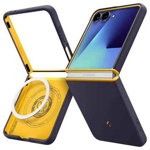 Spigen Nano Pop MagFit Samsung Galaxy Z Flip 7 Hoesje MagSafe Back Cover Blauw afbeelding 1