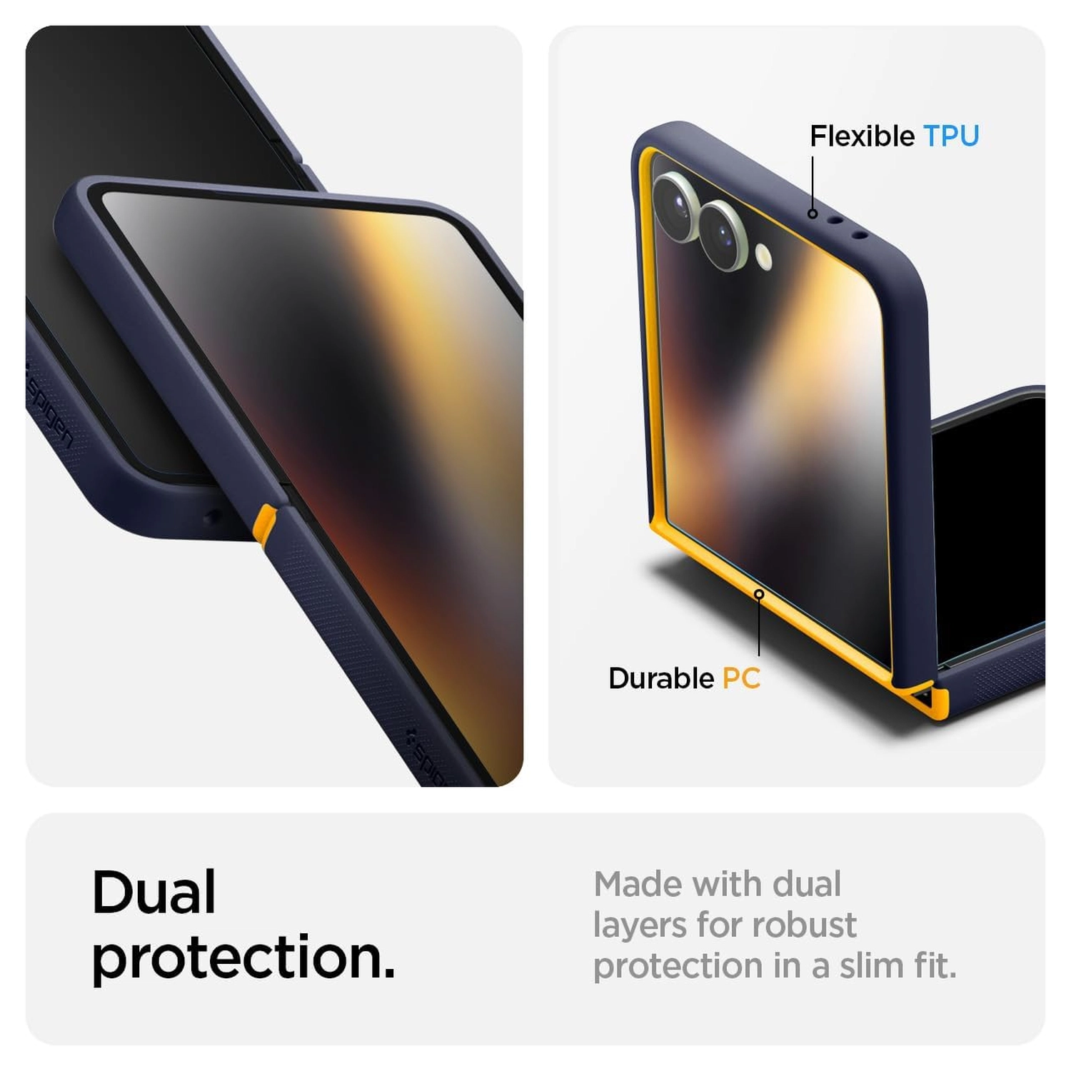 Spigen Nano Pop MagFit Samsung Galaxy Z Flip 7 Hoesje MagSafe Back Cover Blauw afbeelding 5