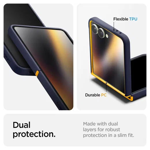 Spigen Nano Pop MagFit Samsung Galaxy Z Flip 7 Hoesje MagSafe Back Cover Blauw afbeelding 5