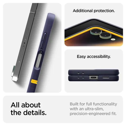 Spigen Nano Pop MagFit Samsung Galaxy Z Flip 7 Hoesje MagSafe Back Cover Blauw afbeelding 7