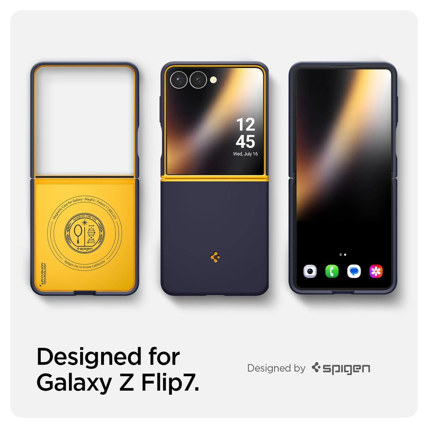 Spigen Nano Pop MagFit Samsung Galaxy Z Flip 7 Hoesje MagSafe Back Cover Blauw afbeelding 8