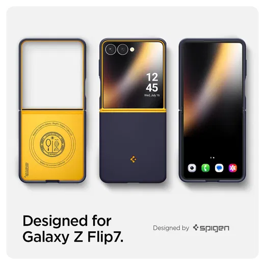 Spigen Nano Pop MagFit Samsung Galaxy Z Flip 7 Hoesje MagSafe Back Cover Blauw afbeelding 8