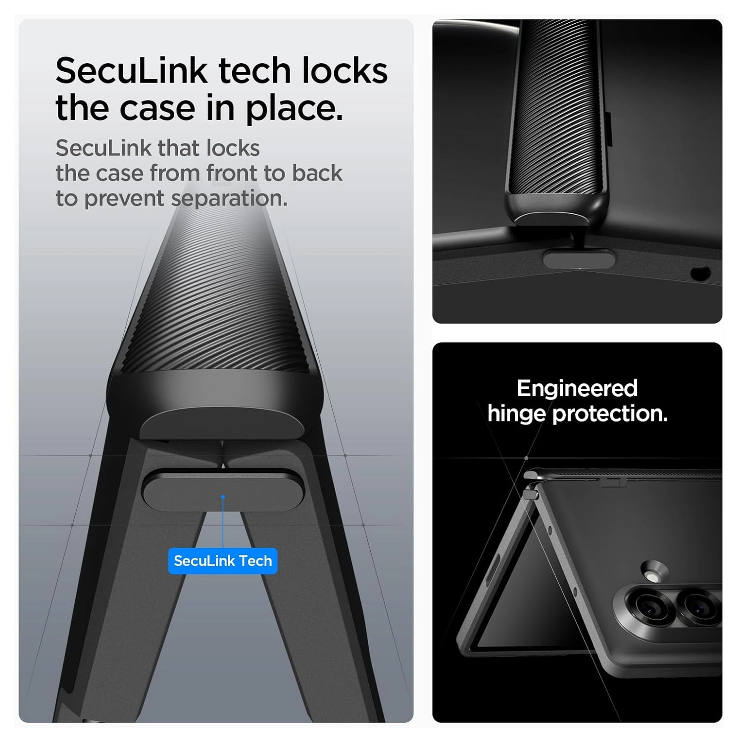 Spigen Slim Armor MagFit Samsung Galaxy Z Fold 7 Hoesje MagSafe Zwart afbeelding 5