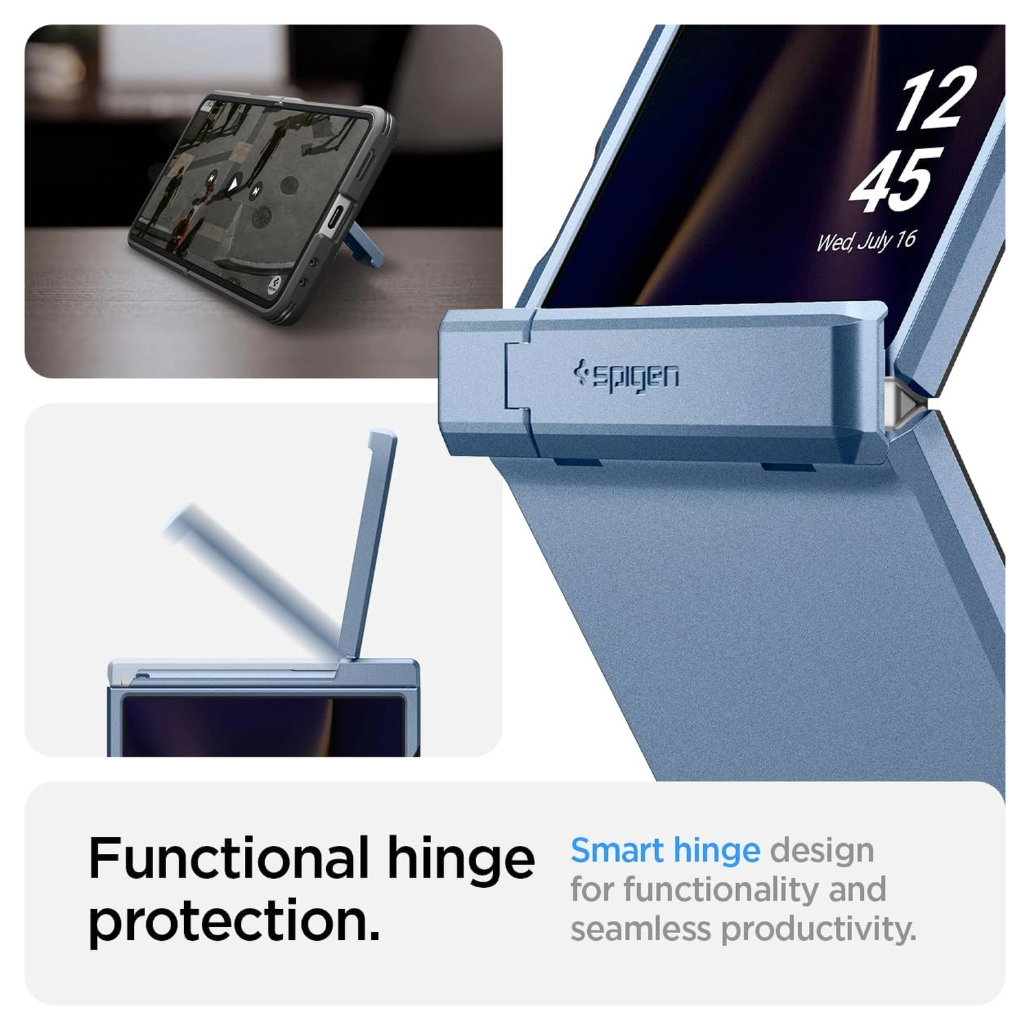 Spigen Tough Armor Samsung Galaxy Z Flip 7 Hoesje MagSafe Back Cover Blauw afbeelding 6