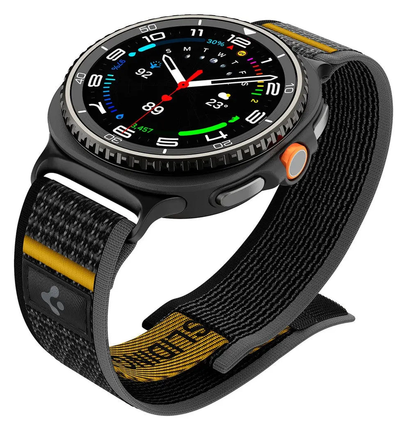 Spigen Athlex Air Samsung Galaxy Watch 8 / Watch 8 Classic - Zwart afbeelding 10