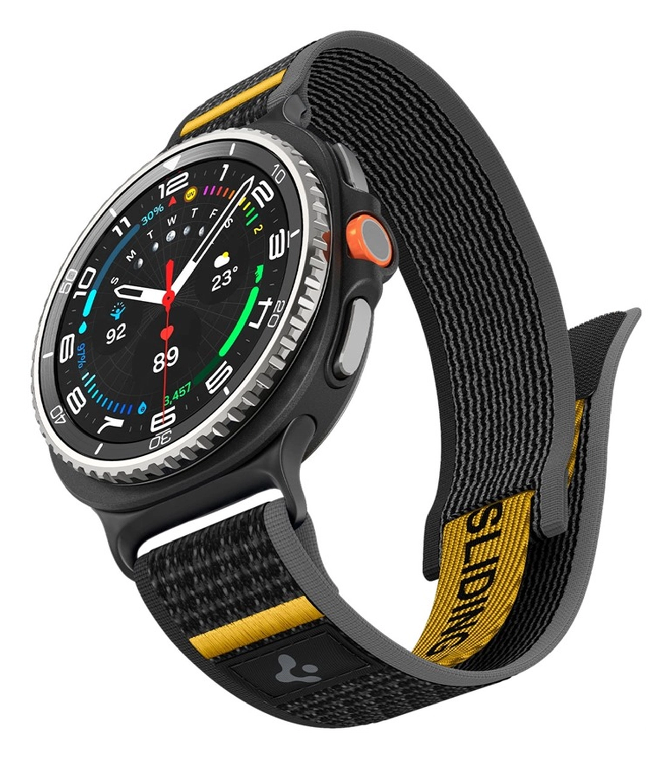 Spigen Athlex Air Samsung Galaxy Watch 8 / Watch 8 Classic - Zwart afbeelding 11