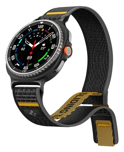 Spigen Athlex Air Samsung Galaxy Watch 8 / Watch 8 Classic - Zwart afbeelding 2