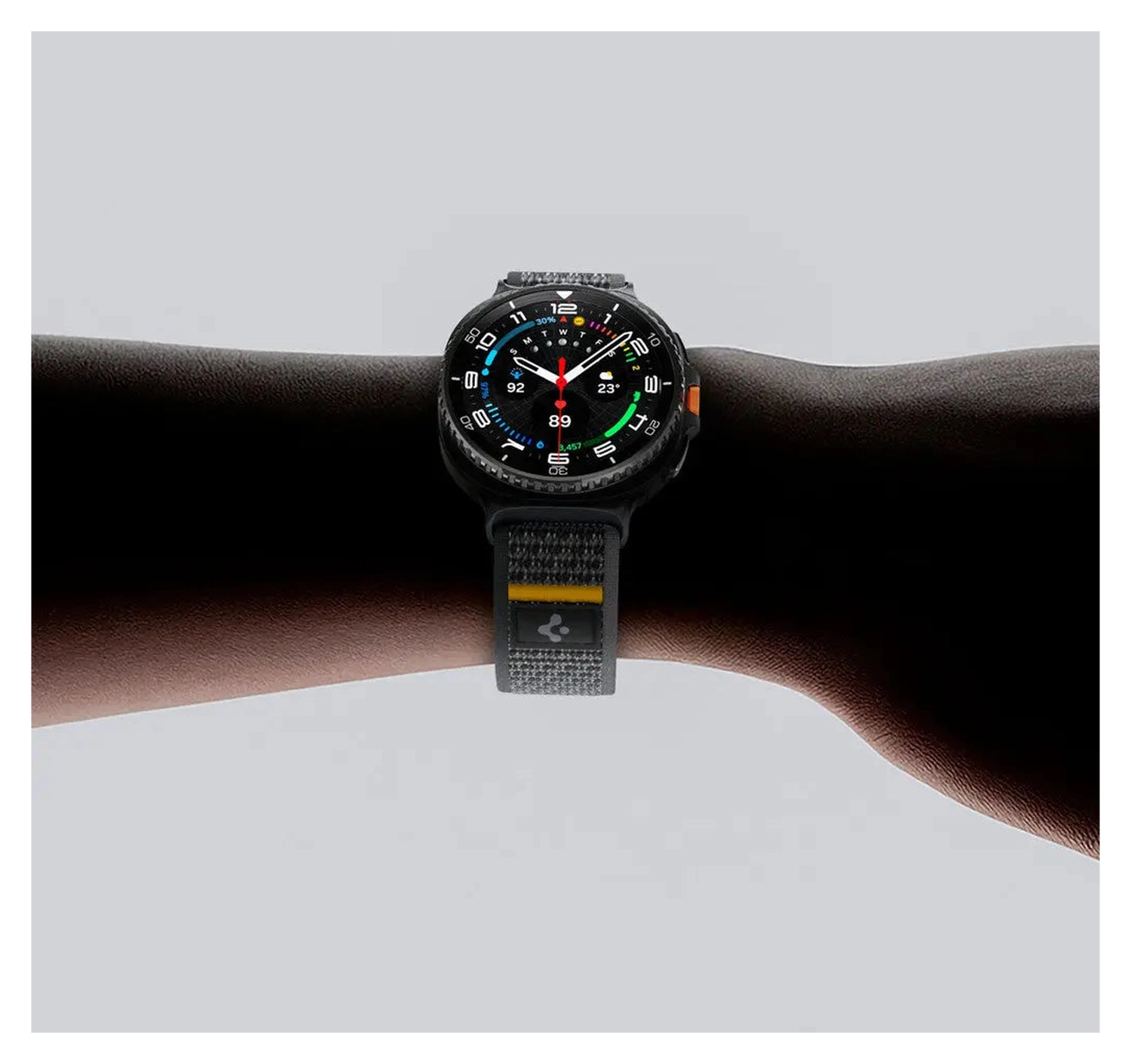Spigen Athlex Air Samsung Galaxy Watch 8 / Watch 8 Classic - Zwart afbeelding 9