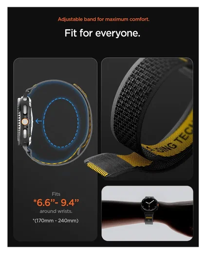 Spigen Athlex Air Samsung Galaxy Watch 8 / Watch 8 Classic - Blauw afbeelding 3