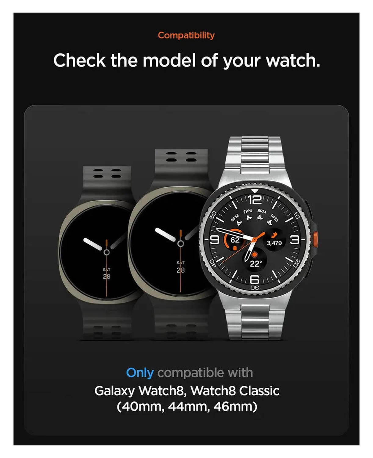 Spigen Athlex Air Samsung Galaxy Watch 8 / Watch 8 Classic - Blauw afbeelding 8