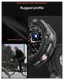 Spigen Rugged Armor - Samsung Galaxy Watch 8 Classic Hoesje Bumper Case - Zwart afbeelding 4