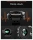Spigen Rugged Armor - Samsung Galaxy Watch 8 Classic Hoesje Bumper Case - Zwart afbeelding 5