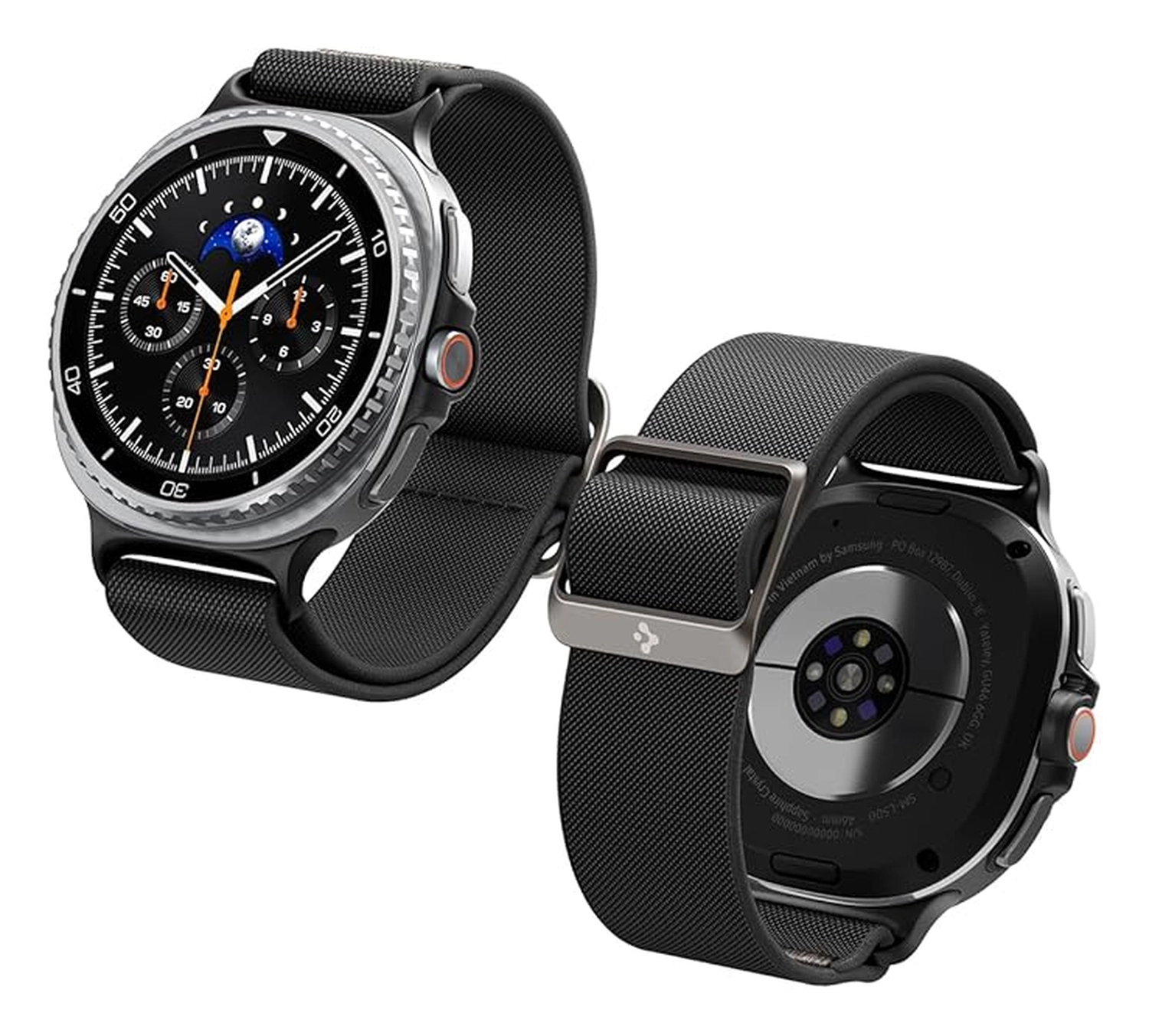 Spigen Lite Fit - Samsung Galaxy Watch 8 / Watch 8 Classic - Zwart afbeelding 1
