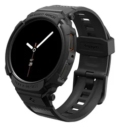 Spigen Rugged Armor Pro - Samsung Galaxy Watch 8 40MM - Hoesje en Bandje - Zwart afbeelding