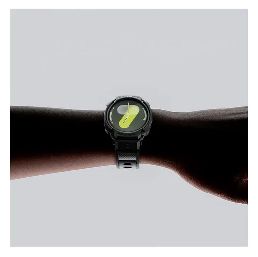Spigen Rugged Armor Pro - Samsung Galaxy Watch 8 40MM - Hoesje en Bandje - Zwart afbeelding 11