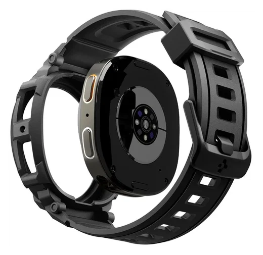 Spigen Rugged Armor Pro - Samsung Galaxy Watch 8 40MM - Hoesje en Bandje - Zwart afbeelding 13