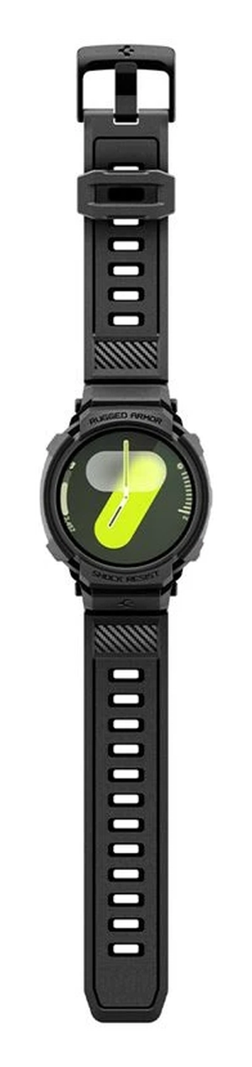 Spigen Rugged Armor Pro - Samsung Galaxy Watch 8 40MM - Hoesje en Bandje - Zwart afbeelding 2