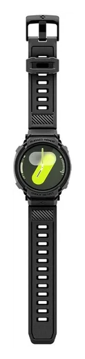 Spigen Rugged Armor Pro - Samsung Galaxy Watch 8 40MM - Hoesje en Bandje - Zwart afbeelding 2