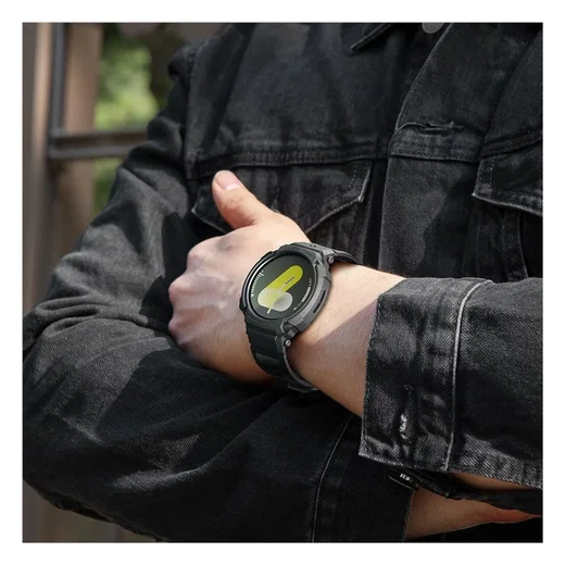 Spigen Rugged Armor Pro - Samsung Galaxy Watch 8 40MM - Hoesje en Bandje - Zwart afbeelding 8