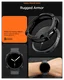 Spigen Rugged Armor - Samsung Galaxy Watch 8 40MM Hoesje Bumper Case - Zwart afbeelding 2