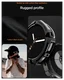 Spigen Rugged Armor - Samsung Galaxy Watch 8 40MM Hoesje Bumper Case - Zwart afbeelding 4