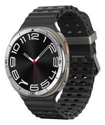 Spigen Samsung Galaxy Watch 8 44MM Bezel Ring Randbeschermer Zilver afbeelding