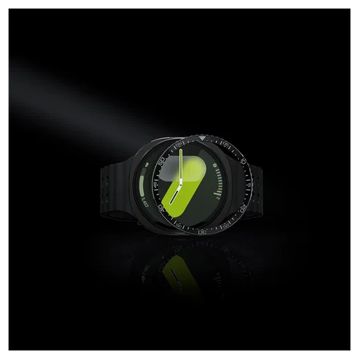 Spigen Samsung Galaxy Watch 8 44MM Bezel Ring Randbeschermer Zilver afbeelding 6