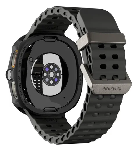 Spigen Liquid Air - Samsung Galaxy Watch 8 40MM Hoesje - Matte Zwart afbeelding 3