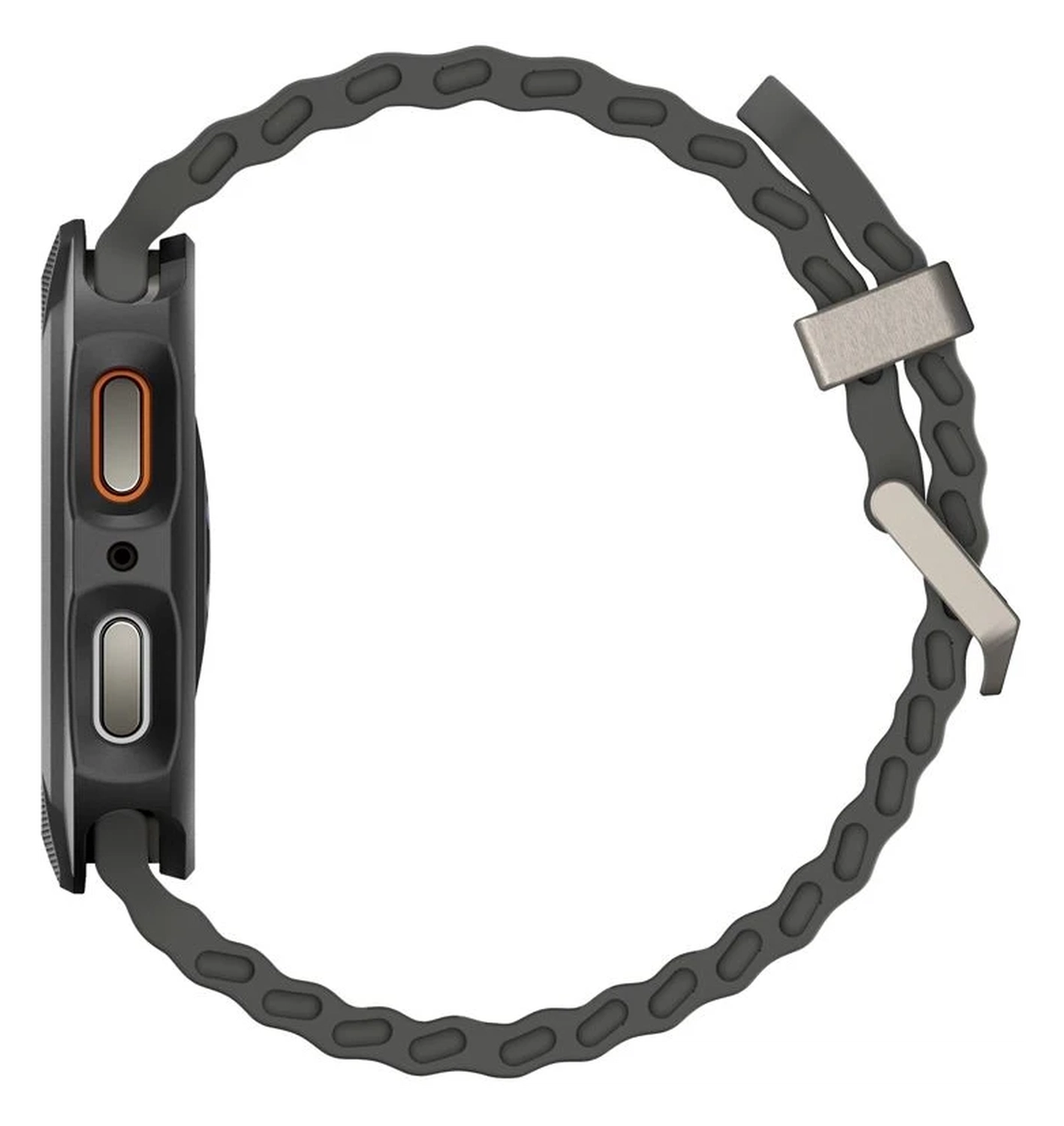 Spigen Liquid Air - Samsung Galaxy Watch 8 44MM Hoesje - Matte Zwart afbeelding 4