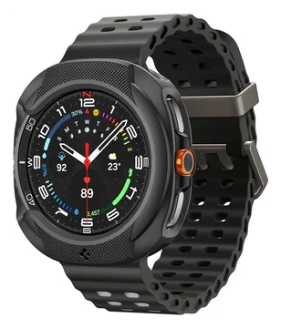 Spigen Liquid Air - Samsung Galaxy Watch 8 Classic Hoesje - Matte Zwart