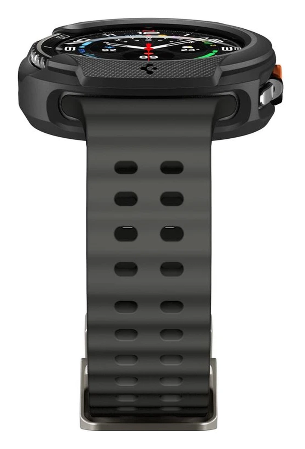 Spigen Liquid Air - Samsung Galaxy Watch 8 Classic Hoesje - Matte Zwart afbeelding 5