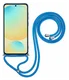 Samsung Galaxy S25 FE Hoesje met Koord en Camera Bescherming Blauw afbeelding 2