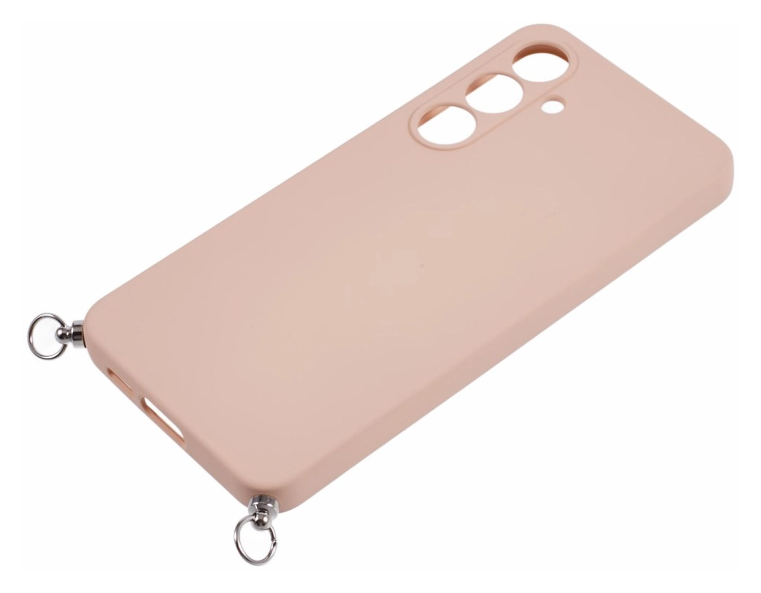 Samsung Galaxy S25 FE Hoesje met Koord en Camera Bescherming Roze afbeelding 5