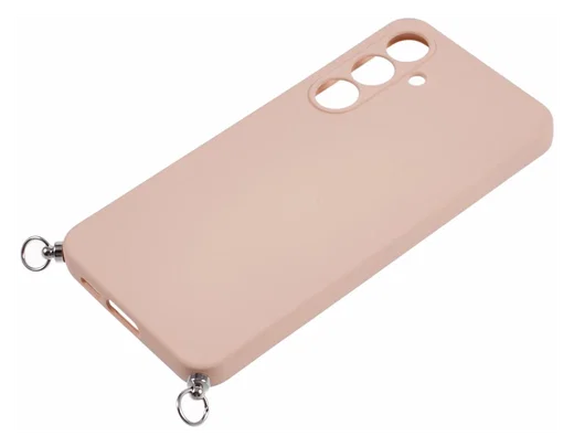 Samsung Galaxy S25 FE Hoesje met Koord en Camera Bescherming Roze afbeelding 5