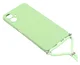 Samsung Galaxy A07 Hoesje met Koord en Camera Bescherming Back Cover Groen afbeelding 3