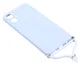 Samsung Galaxy A07 Hoesje met Koord en Camera Bescherming Back Cover Lichtpaars afbeelding 3