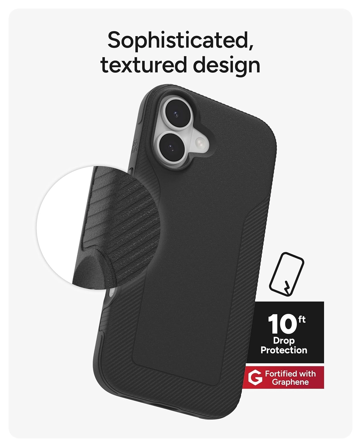 ZAGG Luxe Snap Apple iPhone 17 Hoesje MagSafe Back Cover Zwart afbeelding 7