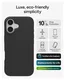 ZAGG Luxe Snap Apple iPhone 17 Hoesje MagSafe Back Cover Zwart afbeelding 2