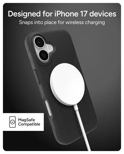 ZAGG Luxe Snap Apple iPhone 17 Hoesje MagSafe Back Cover Zwart afbeelding 3