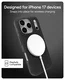 ZAGG Luxe Snap Apple iPhone 17 Pro Hoesje MagSafe Back Cover Zwart afbeelding 3