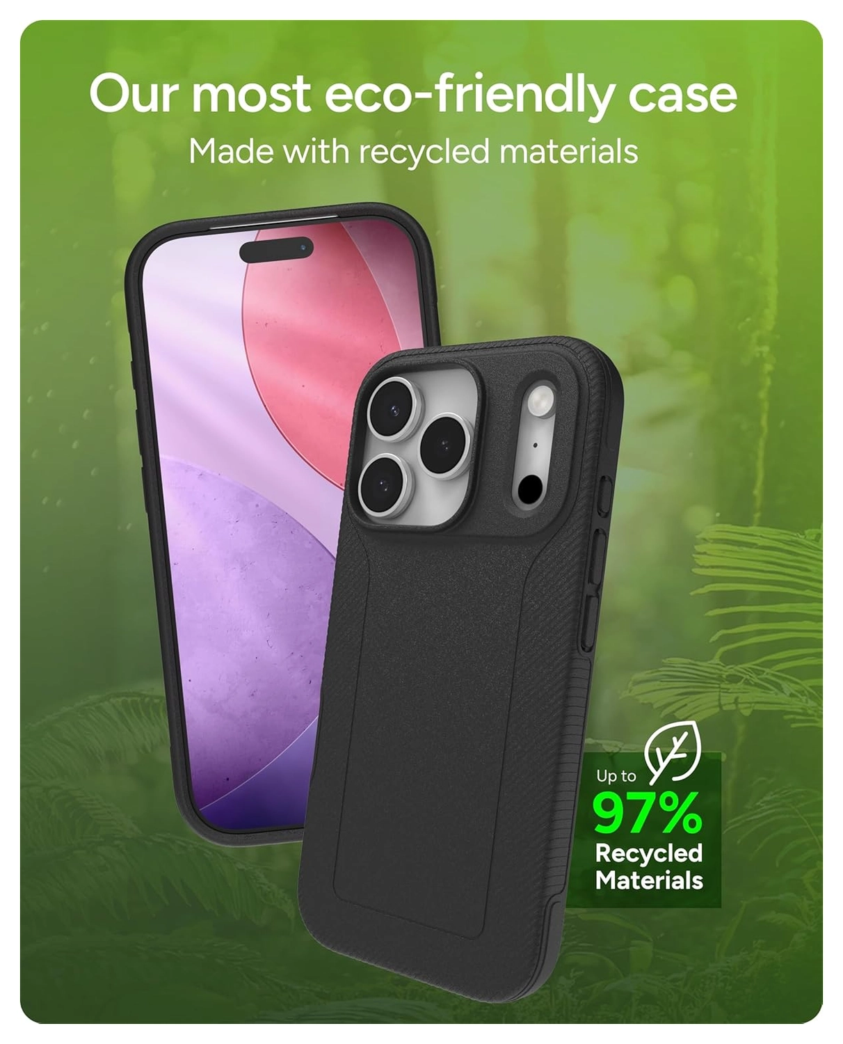 ZAGG Luxe Snap Apple iPhone 17 Pro Hoesje MagSafe Back Cover Zwart afbeelding 4