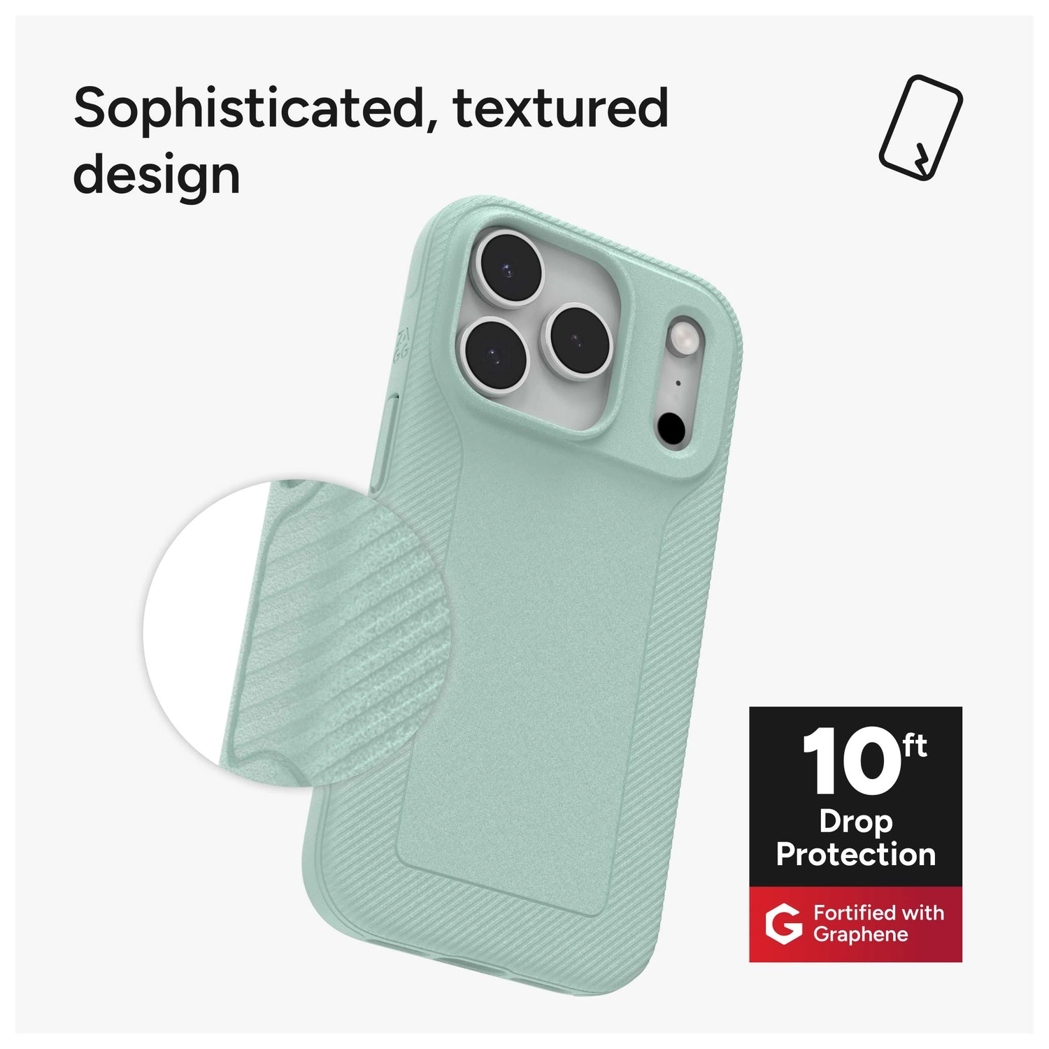 ZAGG Luxe Snap Apple iPhone 17 Pro Max Hoesje MagSafe Back Cover Blauw afbeelding 4
