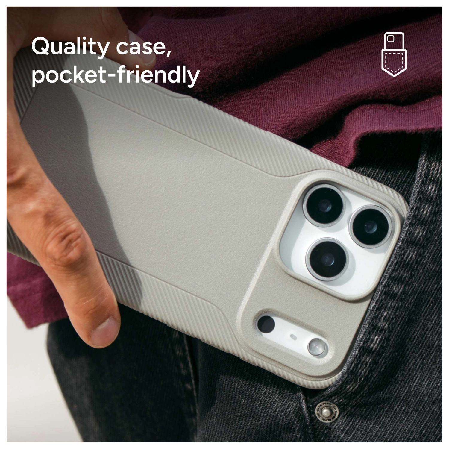 ZAGG Luxe Snap Apple iPhone 17 Pro Max Hoesje MagSafe Back Cover Blauw afbeelding 7