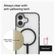 ZAGG Santa Cruz Snap Apple iPhone 17 Hoesje MagSafe Back Cover Zwart afbeelding 6