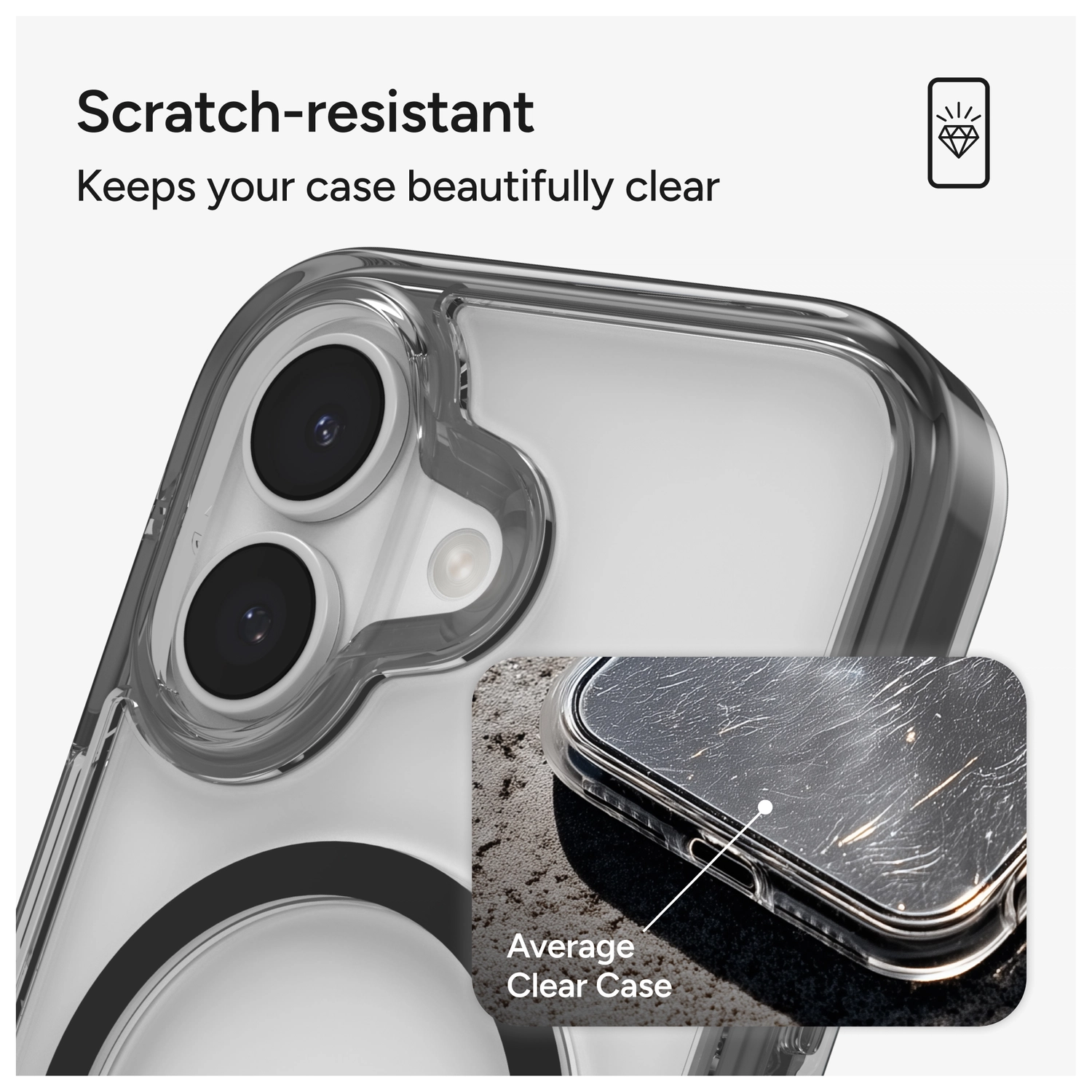 ZAGG Santa Cruz Snap Apple iPhone 17 Hoesje MagSafe Back Cover Zwart afbeelding 8